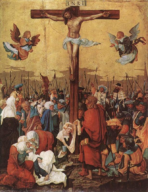 ALTDORFER, Albrecht Christ on the Cross f oil painting image